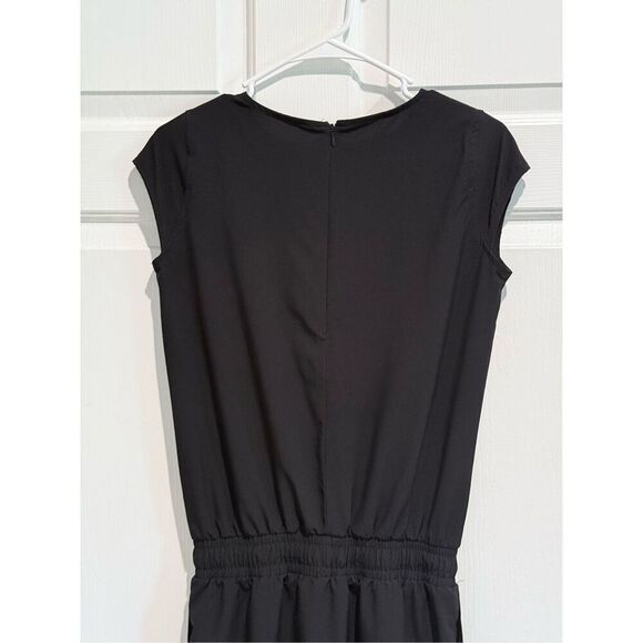 NWOT Albion Going Places Black Cap Sleeve Drawstring Waist Athletic Dress XS - Picture 15 of 16